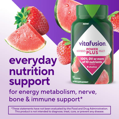 Vitafusion Power Plus Women's Multivitamin Gummy | 90 Gummies