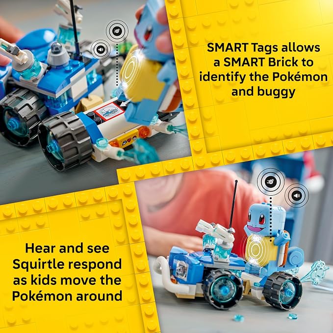 LEGO Pokémon SMART Play: Trainer's Buggy Adventure with Squirtle 72156