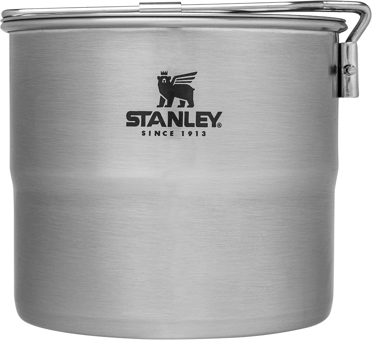 Stanley Adventure Stainless Steel Camping Cooking Set for Two 1.0L / 1.1 QT with Bowls and Sporks - 6 Piece Camp Cook Set - Stainless Steel Pot with Lid - Cookware for Backpacking and Camping