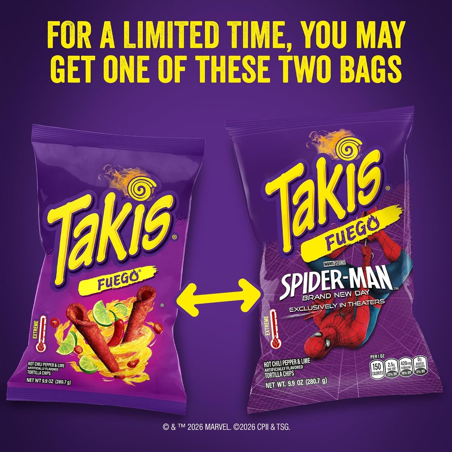 Takis Fuego Rolled Tortilla Chips, 9.9oz Bag