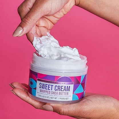 Tree Hut Sweet Cream Whipped Shea Body Butter, Hydrating & Nourishing Body Lotion with Natural Oils, Moisturizer for Soft & Smooth Skin, 8.4 Oz