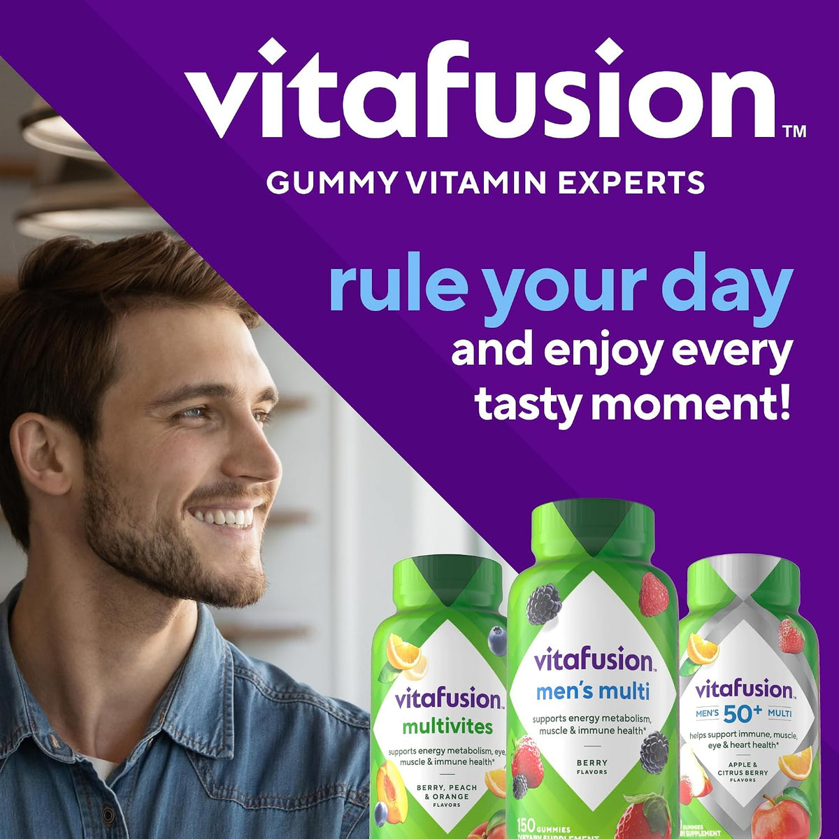 Vitafusion Men's Multivitamin Gummies | 150 Gummy Vitamins