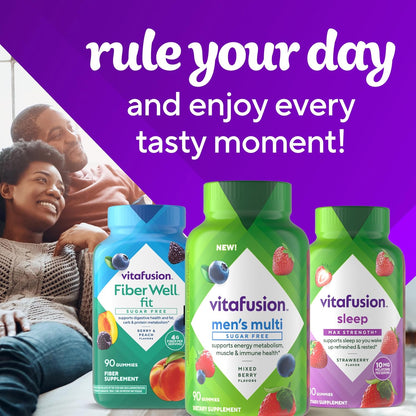 Vitafusion Men's Multivitamin Gummies Sugar Free | 90 Gummy Vitamins