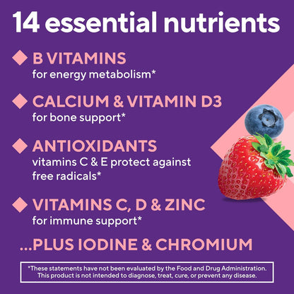 Vitafusion Women's Multivitamin Gummy | Yummy Berry Flavor | 150 Gummies