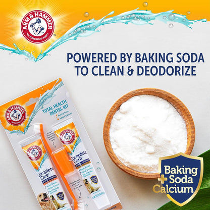 Arm & Hammer Complete Care Dog Dental Kit, 2 Flavors, 2.5 Oz Each