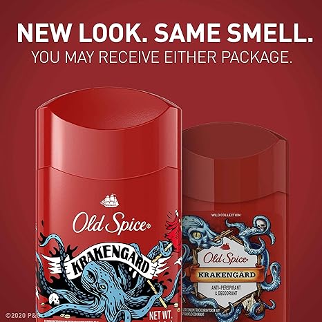 Old Spice Wild Collection Antiperspirant & Deodorant Krakengard, 2.6 Ounce (Pack of 3)