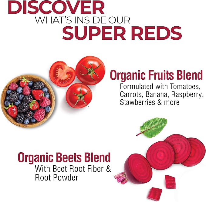 COUNTRY FARMS Super Reds, Energizing Polyphenol Superfood, Over 40 Super Fruits and Berries, Powerful Antioxidants and Polyphenols, Supports Energy, Supports Circulation, 40 Servings, Mixed Berry