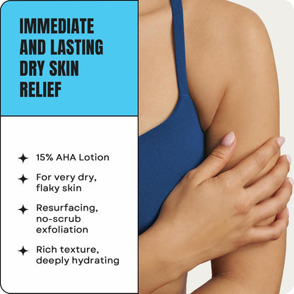 AmLactin Intensive Healing Body Cream – 12 oz Tub & Intensive Healing Body Lotion for Dry Skin – 14.1 oz Pump Bottle