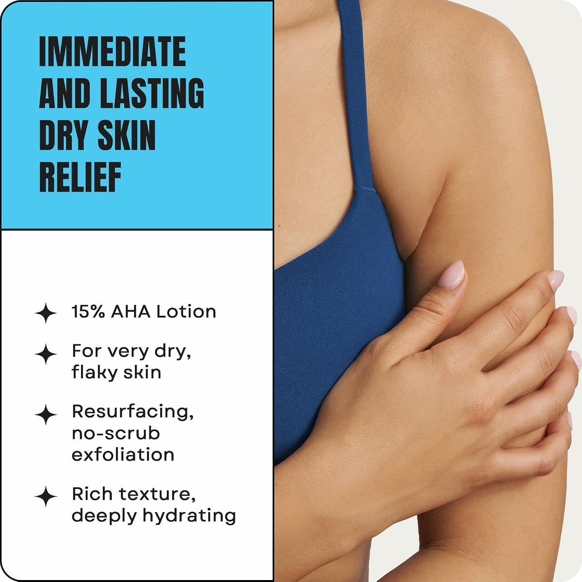 AmLactin Intensive Healing Body Cream – 12 oz Tub & Daily Nourish 12% - 14.1 oz Body Lotion with 12% Lactic Acid