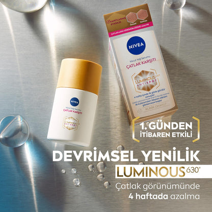 NIVEA Luminous 630 Body Oil‑Serum 100 ml – Nourishing Lightweight Body Oil Serum to Smooth & Even Skin Tone, Helps Reduce Visibility of Stretch Marks and Improve Skin Elasticity