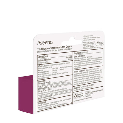 Aveeno Maximum Strength 1% Hydrocortisone Anti-Itch Cream, 1 oz