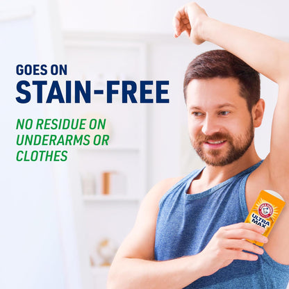 ARM & HAMMER ULTRA MAX Deodorant, Fresh Scent, Solid Stick 2.6 oz, 4-Pack