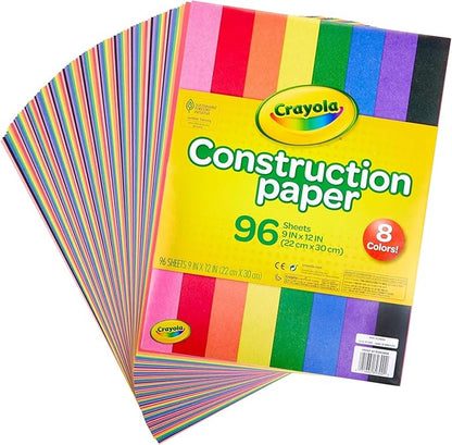 Crayola Construction Paper 96 Sheets - Pack of 2
