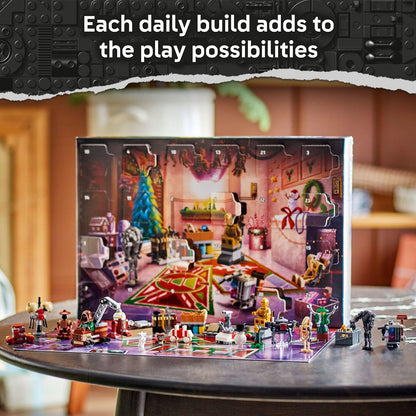 LEGO Star Wars Advent Calendar 2025 Kids Toy - Holiday Countdown Playset with 24 Toys for Boys & Girls, Ages 6+ - Includes C-3PO & BB-8 Figures - Star Wars Gift Idea for Christmas - 75418