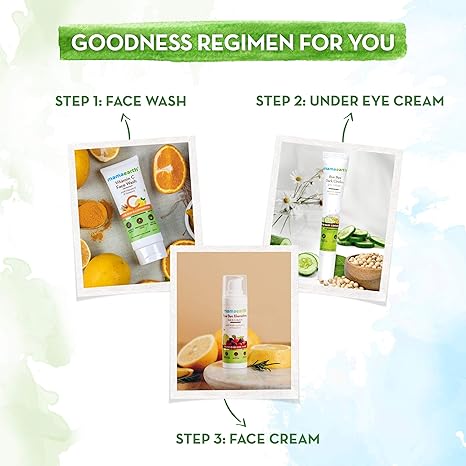 Mamaearth Eye Cream with Cucumber & Peptides, 20g | Lightweight cream texture suitable for daily skincare routines.