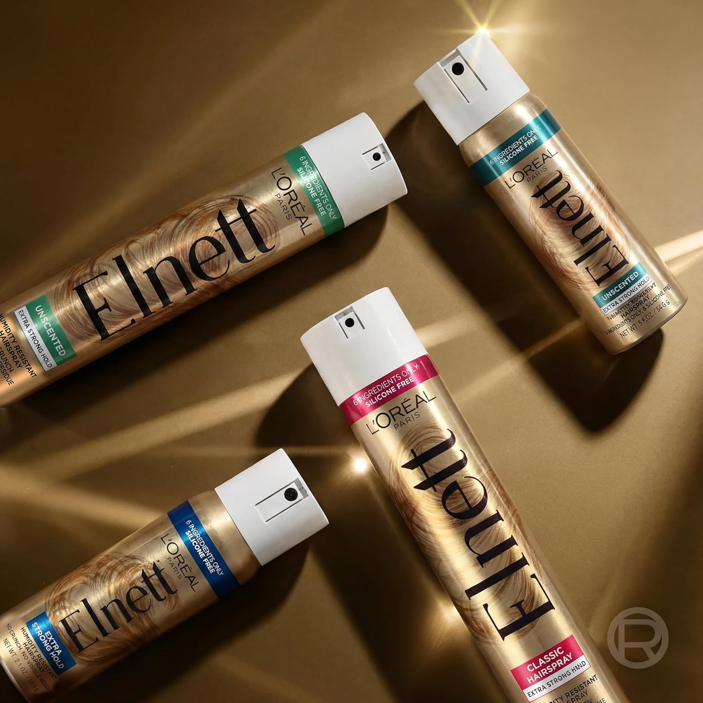 L'Oreal Paris Elnett Unscented Hairspray, up to 72-Hour Extra Strong Hold Formula with Humidity Resistant Frizz Control, Hairspray with Soft, Brushable Finish, 11 oz | (Packaging May Vary)