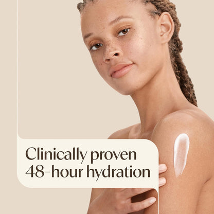 Aveeno Daily Moisturizing Body Lotion for Normal to Dry Skin with Soothing Prebiotic Oat, Non Greasy, Non Comedogenic, Fragrance Free Body Lotion for Women & Men, 18 fl oz