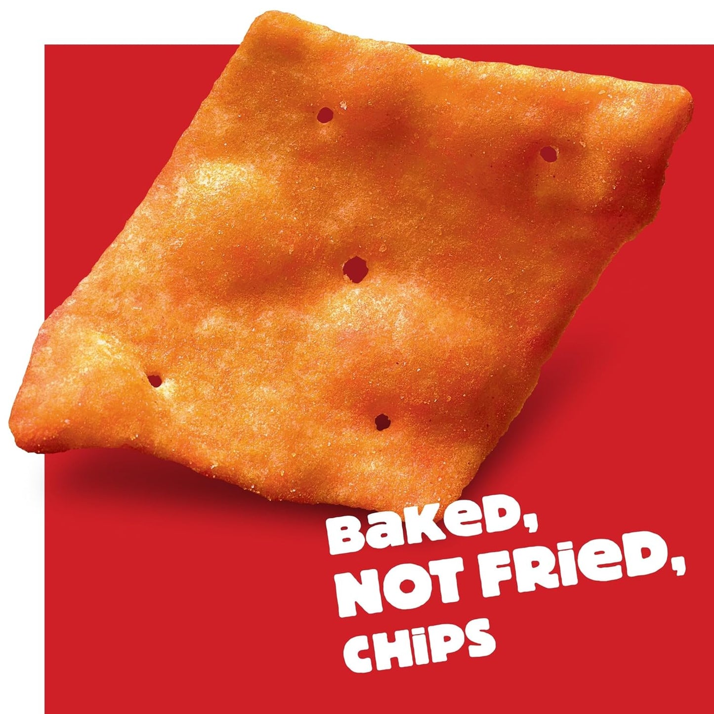 Cheez-It Snap'd Cheesy Baked Chips, Thin Crisps, Lunch Snacks, Honey BBQ (6 Bags)