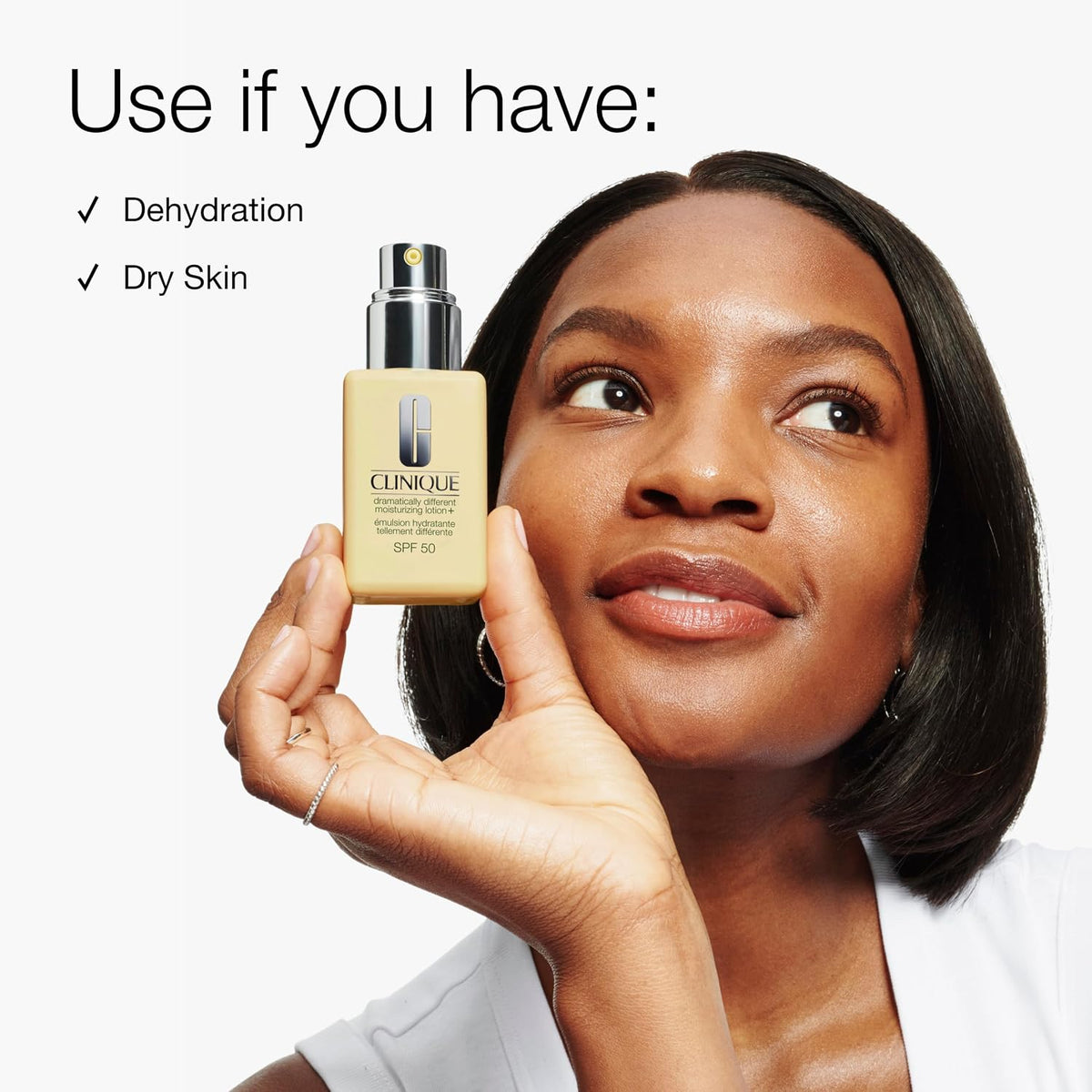 Clinique Dramatically Different Moisturizing Lotion+ SPF 35 | Face Moisturizer With SPF, Glycerin, & Hyaluronic Acid | Hydrating + Sun Protection