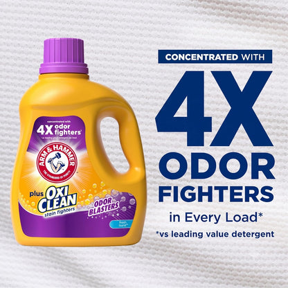 ARM & HAMMER Plus OxiClean with Odor Blasters Liquid Laundry Detergent