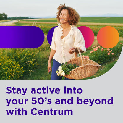 Centrum Minis Silver Women's Multivitamin, Women 50 and Over, 280 Tablets