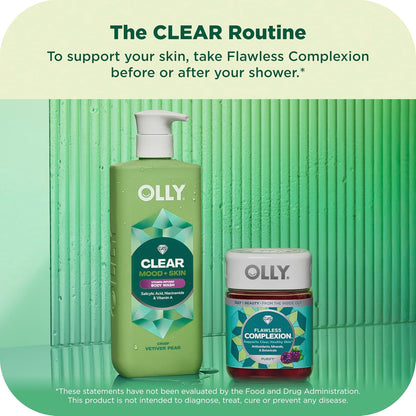 OLLY Body Wash Clear Mood + Skin with Salicylic Acid with 17 fl oz