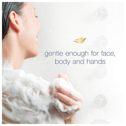 Dove Beauty Bar Gently Cleanses and Nourishes Sensitive Skin Effectively Washes Away Bacteria While Nourishing Your Skin 3.75 oz 16 Bars