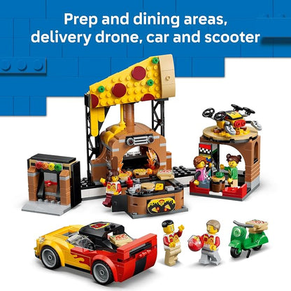 LEGO City Pizza Delivery Experience with Vehicles 60496