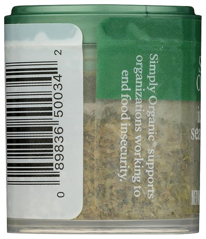 Simply Organic Italian Seasoning, Certified Organic, Kosher, Mini Spices | 0.14 Ounce (Pack of 1)