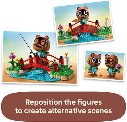 LEGO Animal Crossing Timmy & Tommy's Fun Day Out 77059 | Collectible Building Toy for Girls & Boys, Ages 10+, Display for Kids Bedroom or Book Shelf, 513 pieces, Gift for Birthdays
