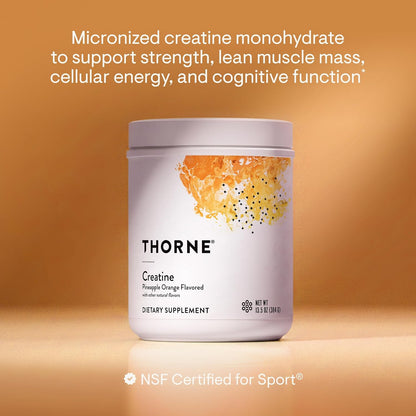 THORNE Creatine, Micronized Creatine Monohydrate Powder, 60 Servings