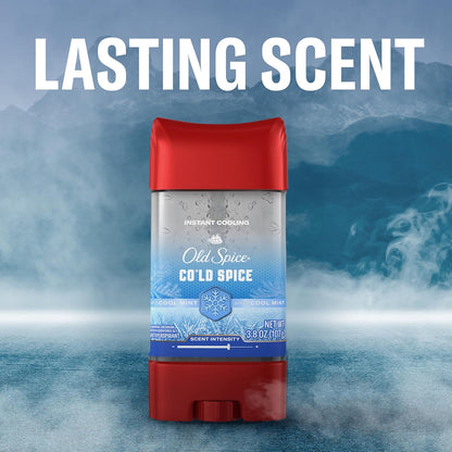 Old Spice Red Collection Antiperspirant Deodorant + Body Wash Bundle for Men, Cold Spice with Cool Mint Scent, 24/7 Sweat & Odor Protection, 24/7 Shower Fresh & Clean, 3.8 oz & 24 oz (Pack of 2)