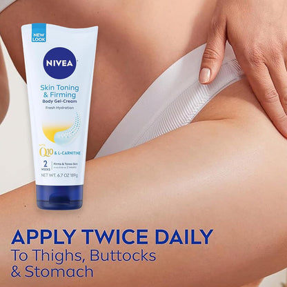 NIVEA Skin Firming Skin Care Set, Variety Pack, 2 x 6.7 OZ