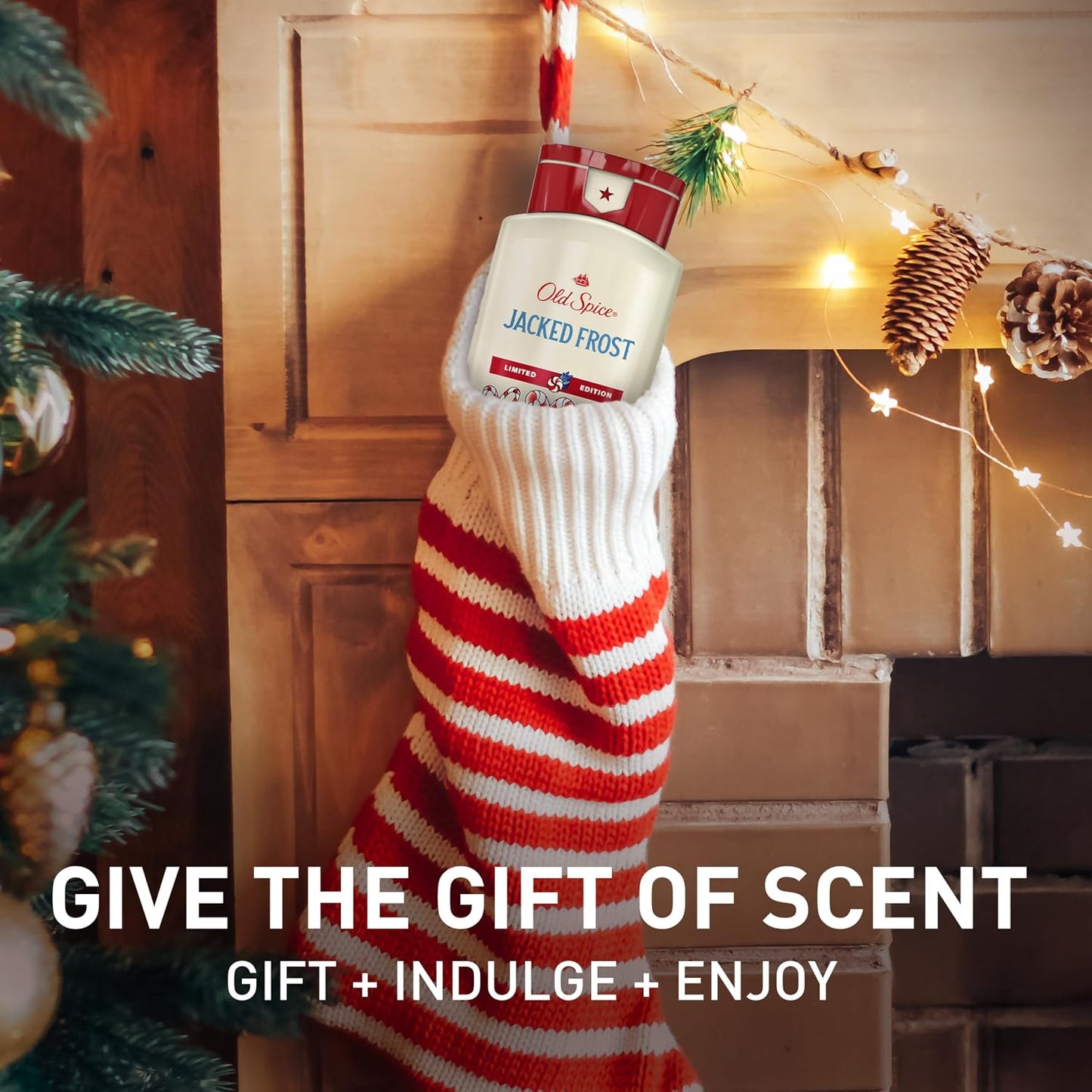 Old Spice Body Wash for Men, Holidudes Holiday Edition, 24/7 Holiday Freshness, Lasting Scent and Rich Lather, Stocking Stuffer, Jacked Frost Frosted Mint Scent, 16 oz