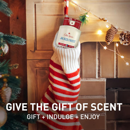 Old Spice Body Wash for Men, Holidudes Holiday Edition, 24/7 Holiday Freshness, Lasting Scent and Rich Lather, Stocking Stuffer, Jacked Frost Frosted Mint Scent, 16 oz