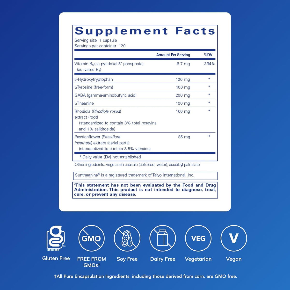 Pure Encapsulations Emotional Wellness, 120 Capsules