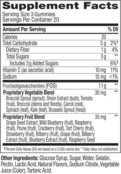 OLLY Supergood Superfoods, Supports Immune & Digestive Health* - 60 Count