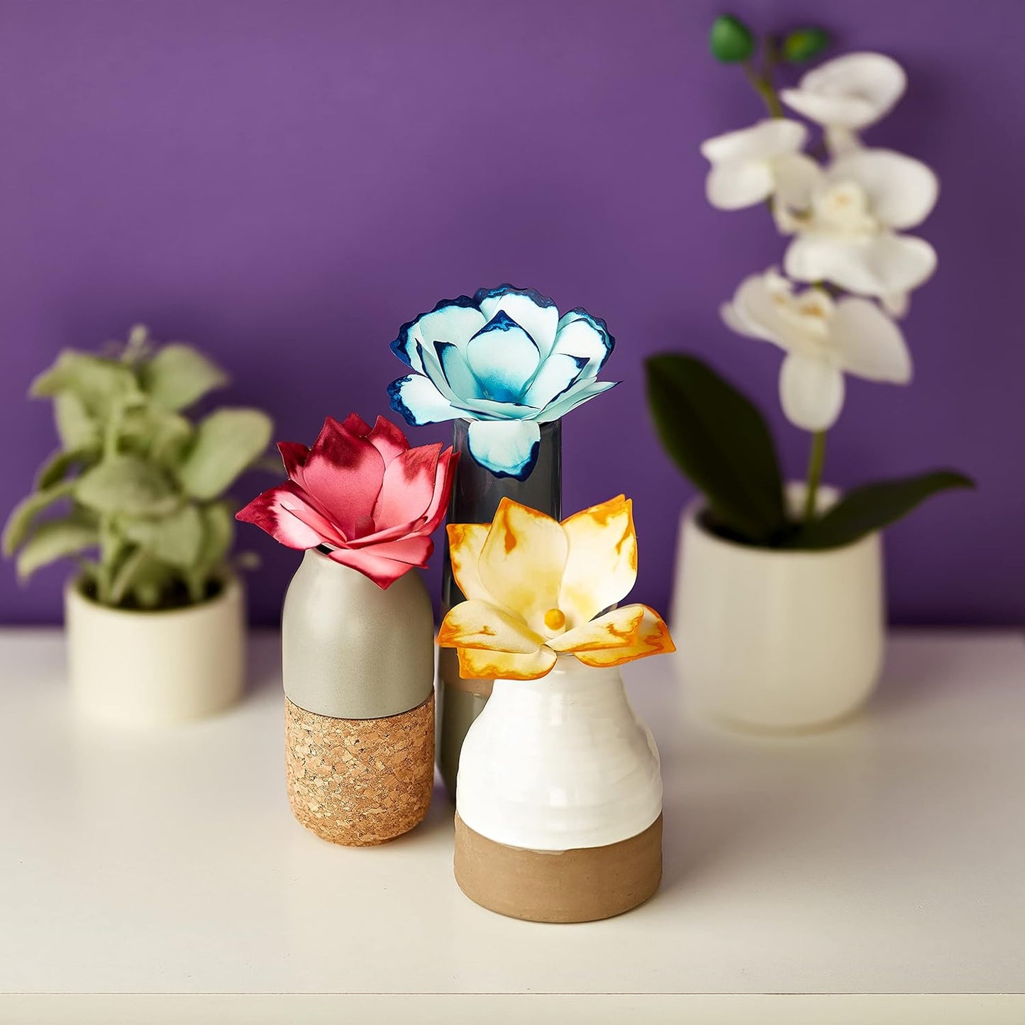 Crayola Paper Flower Science Kit, Color Changing Flowers, Gift for Kids Ages 7, 8, 9, 10 (Pack of 2)