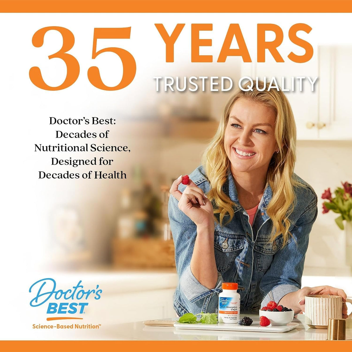 Doctor's BEST High Absorption CoQ10 400mg with BioPerine, 60 Veg Capsules