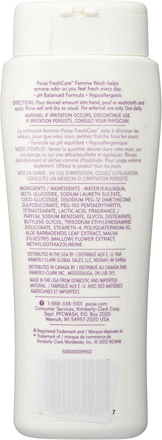 Poise Fresh Care Feminine Wash, 8 Fluid Oz.