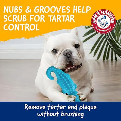 Arm & Hammer Nubbies Gator Dog Dental Chew Toy, Mint Flavor, 2-Pack