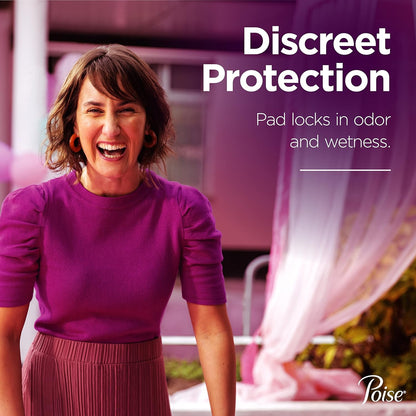 Poise Postpartum Incontinence Pads for Women, Ultimate Absorbency, Long, Original Design, 27 Count