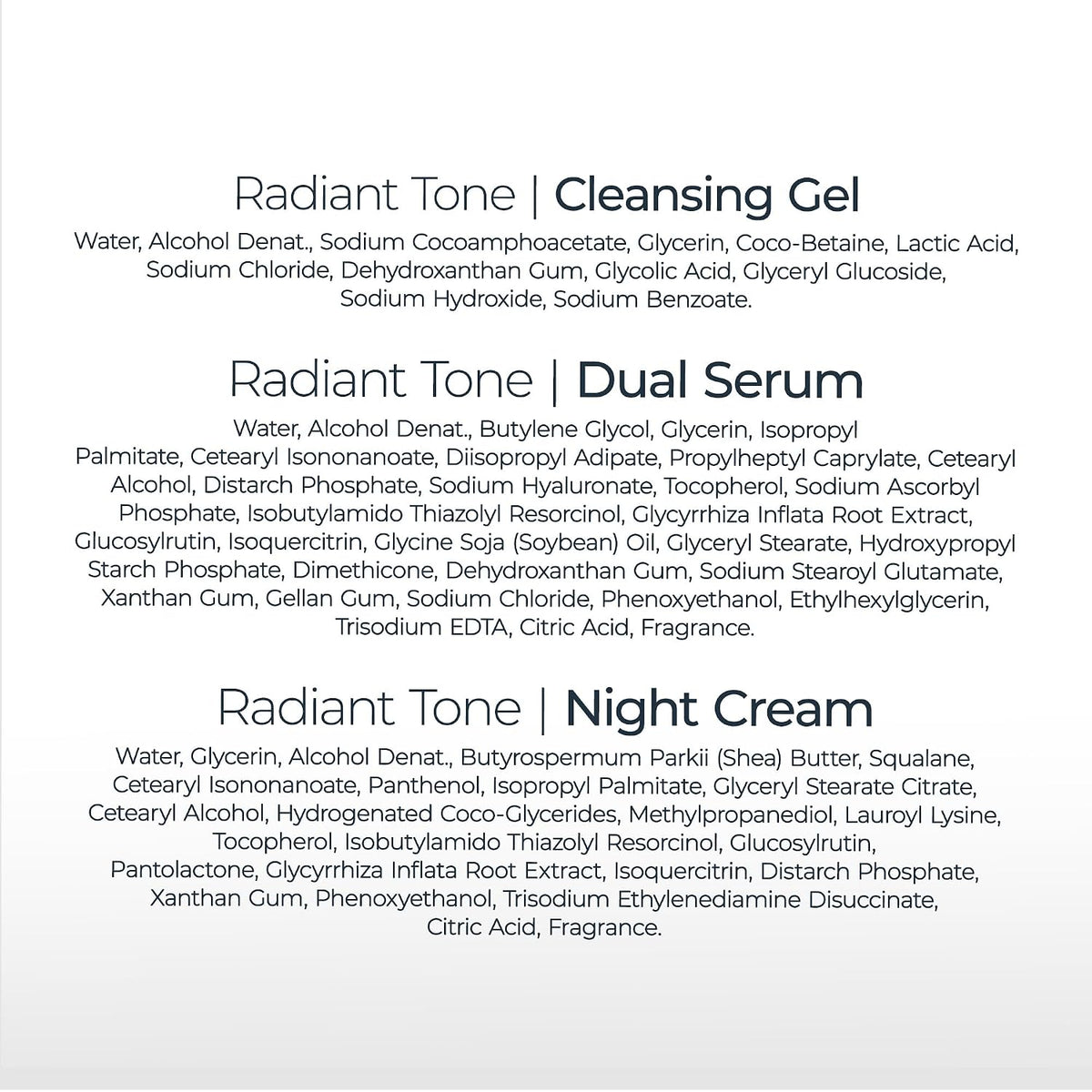 Eucerin Radiant Tone Night Skin Routine Bundle, Variety Pack, 3 Items
