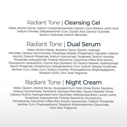 Eucerin Radiant Tone Night Skin Routine Bundle, Variety Pack, 3 Items