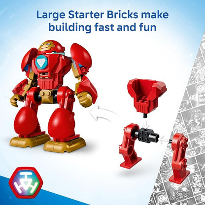 LEGO Marvel Iron Man and His Awesome Friends Ultron vs. Iron Man 11209 | Preschool Building Toys for Boys & Girls, Ages 4+, Marvel Action Figures, Sturdy Build for Pretend Play, 96 pieces, Gift Idea