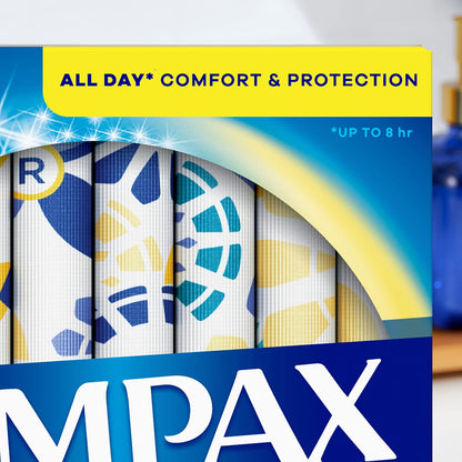 Tampax Pearl Tampons, with LeakGuard Braid, Super Plus Absorbency, Unscented, 36 Count