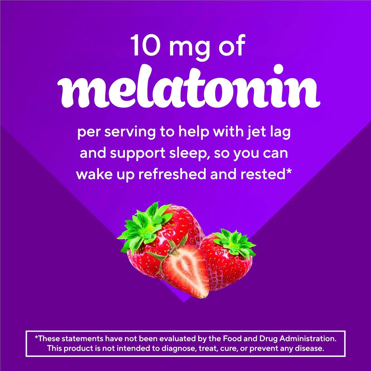 Vitafusion Melatonin Gummies 10mg Per 2 Gummies | 100 Count