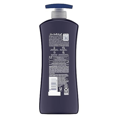 Vaseline Men Fast Absorbing 3-in-1 Face, Hands & Body Lotion for Men, 4 pack For Dry Skin,Absorbs in Just 15 Seconds for Moisturized Skin 20.3 Oz