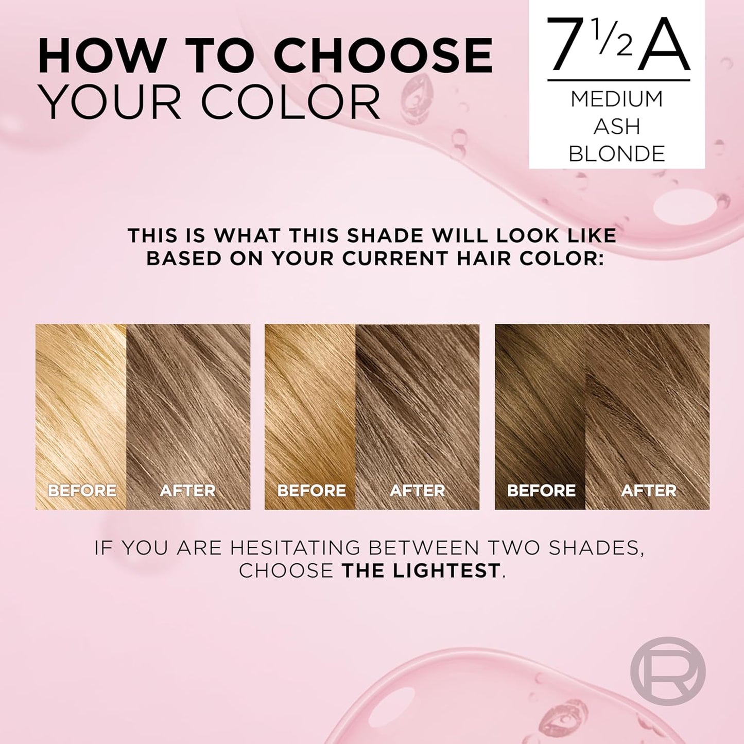 L'Oreal Paris Excellence Crème Permanent Hair Dye, Triple Care Hair Color with Hyaluronic Acid for 100% Gray Coverage, 7.5A Medium Ash Blonde, 1 Kit (Packaging May Vary)