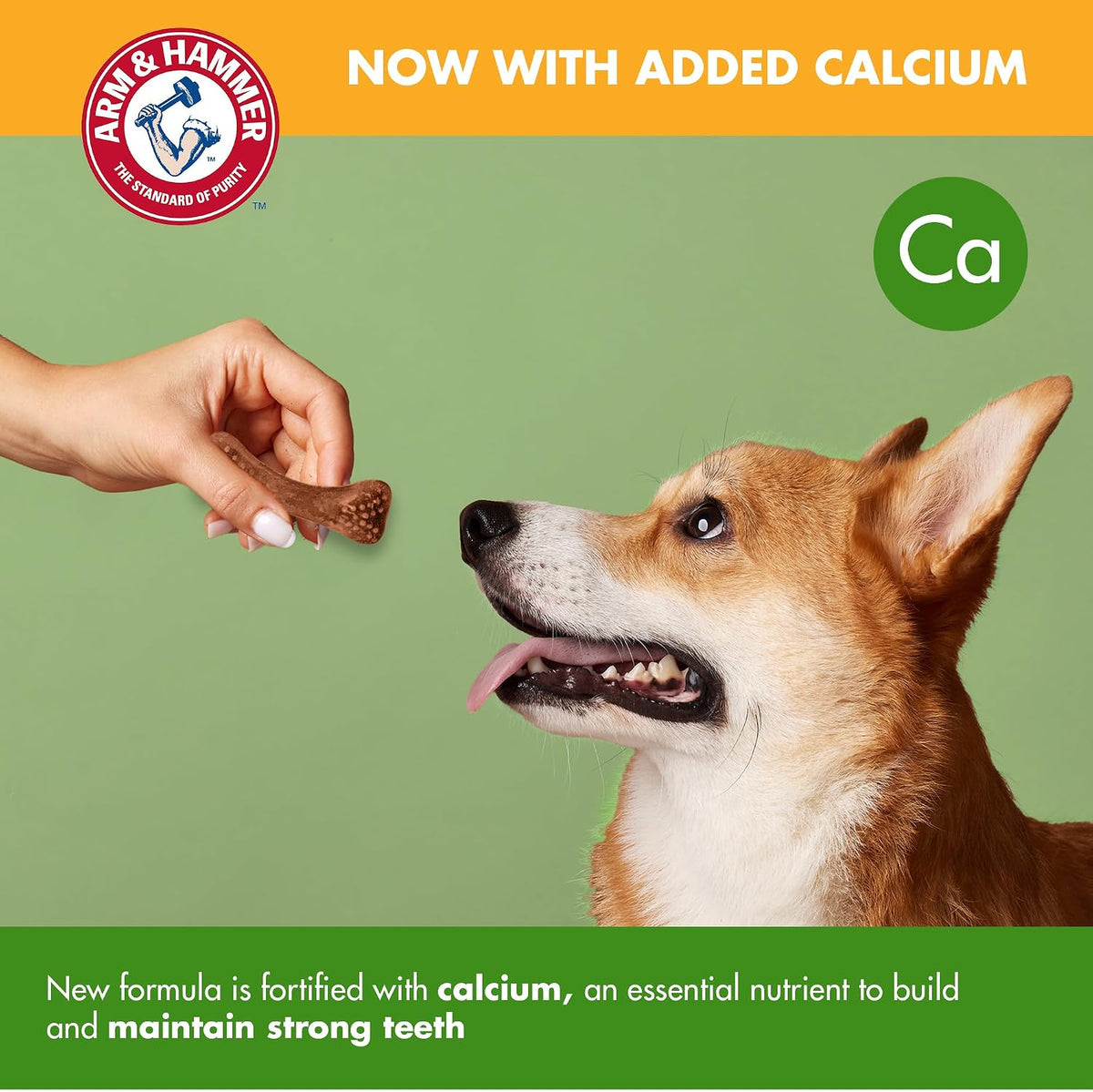 Arm & Hammer Nubbies Dental Treats for Dogs, Peanut Butter, 20 Count